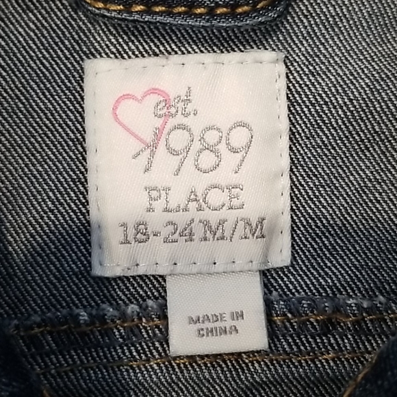 Baby girl jean jacket - Picture 3 of 3